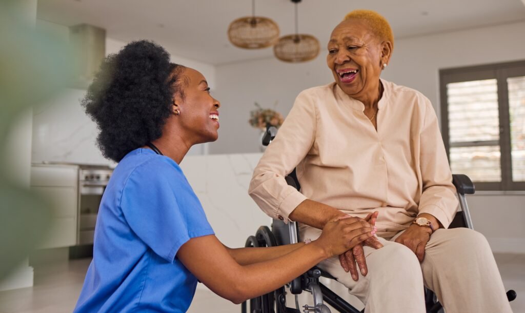 black people nurse and senior patient in wheelcha 2023 11 27 05 36 57 utc min scaled